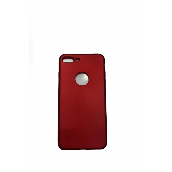 iPhone 7  plus Kılıf İnce Esnek Silikon Kılıf - Kırmızı