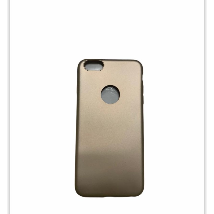 iPhone 6 plus Kılıf İnce Esnek Silikon Kılıf -Gold