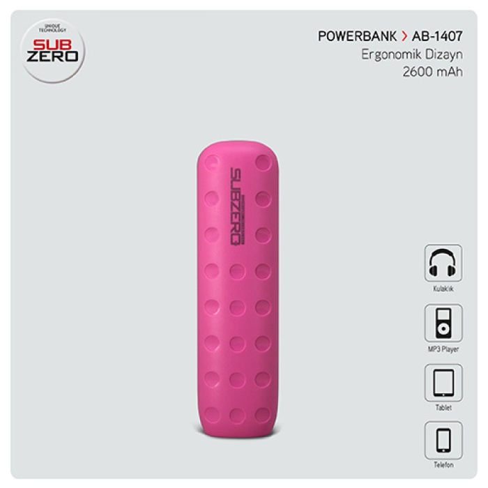 Subzero 2600 Mah.PowerBank