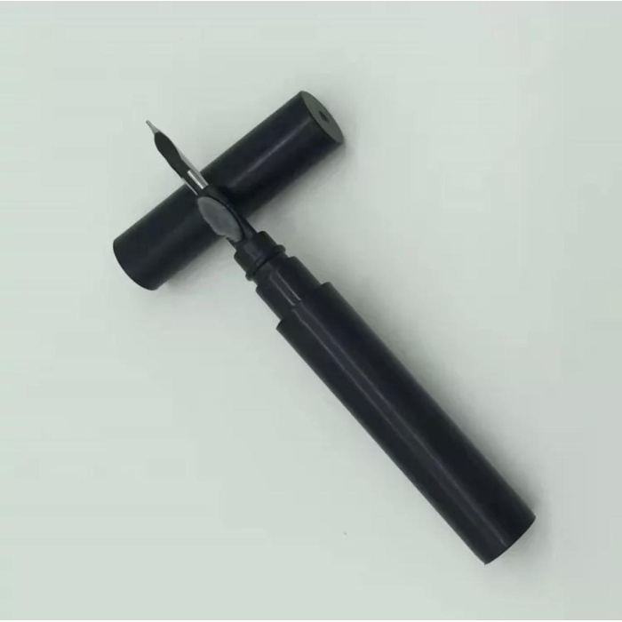Tüm Kulaklıklar için Temizleme Kalemi çok Fonksiyonlu Temizleyici Yumuşak Fırçalı Kit-Siyah