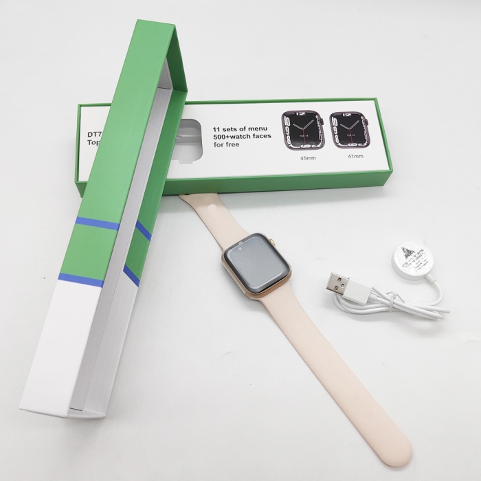 Smart Watch 7 Dt No.1 Yeni 1.9 Inç Ekran Akıllı Saat Gps Ve Nfc Özellikli Kablosuz Şarj