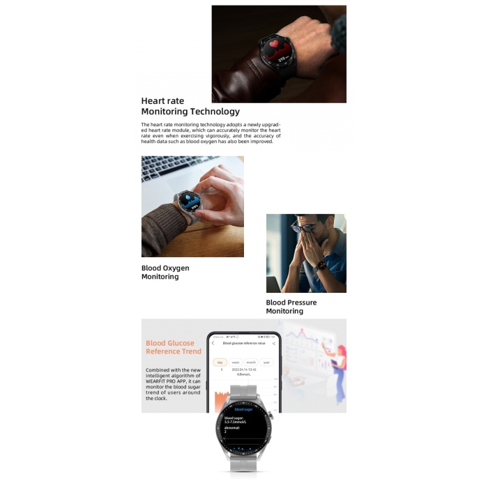 Hw3 Pro Bluetooth Çağrı Özellikli yuvarlak tasarım Akıllı Saat-gümüş