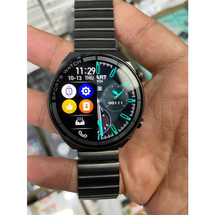 DT3 Mate akıllı saat 2022 1.5 Inç Tam Dokunmatik Çift kordon GPS BT Çağrı