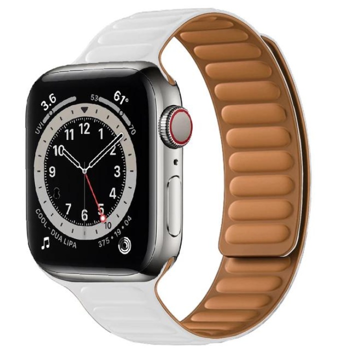 2022 yeni manyetik  Mıknatıslı Dilimli  apple Watch 44MM Kordon Kayış