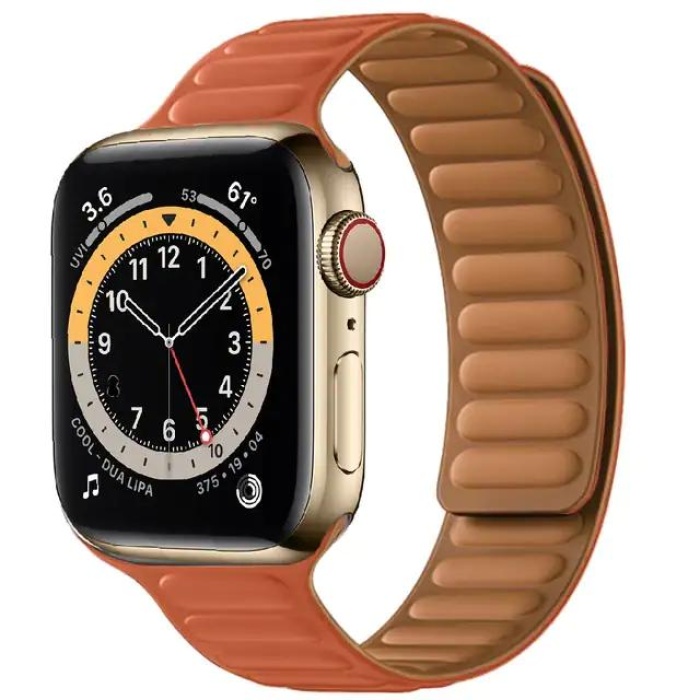 2022 yeni manyetik  Mıknatıslı Dilimli  apple Watch 44MM Kordon Kayış