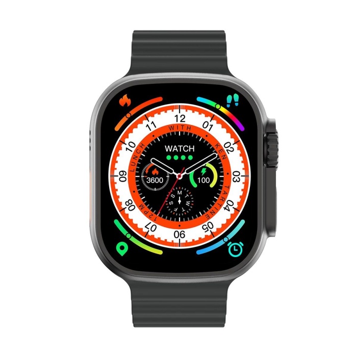 Watch 8 Pro Gs8 Ultra 2.05 Inç Akıllı Saat Gs8Ultra-siyah