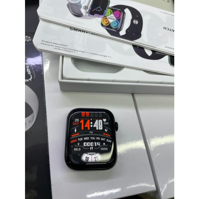 GS8 Max SmartWatch watch 8 akıllı saat-çift kordon parlak kasa