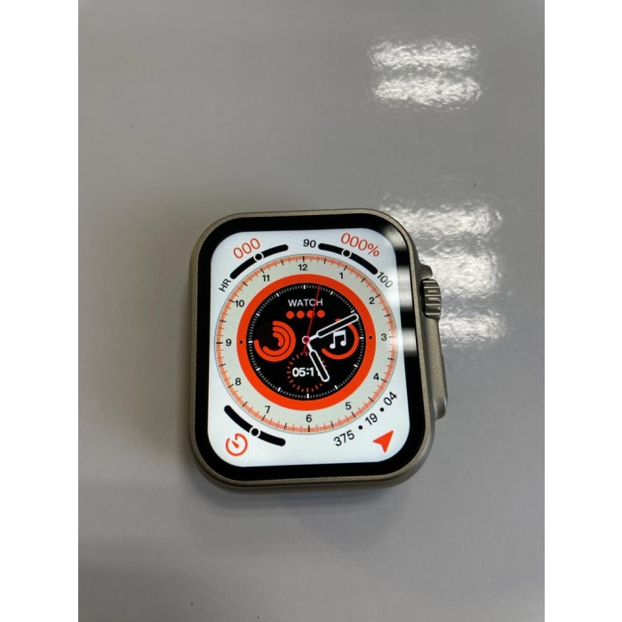 yeni td8 ultra akıllı saat arkası vidalı kordon kilitli  Bluetooth çağrı kablosuz şarj