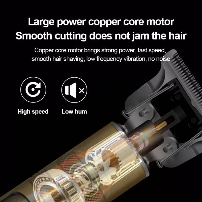 Şarj edilebilir  Güçlü motorlu LCD dijital ekran  saç sakal tıraş  tıraş makinesi