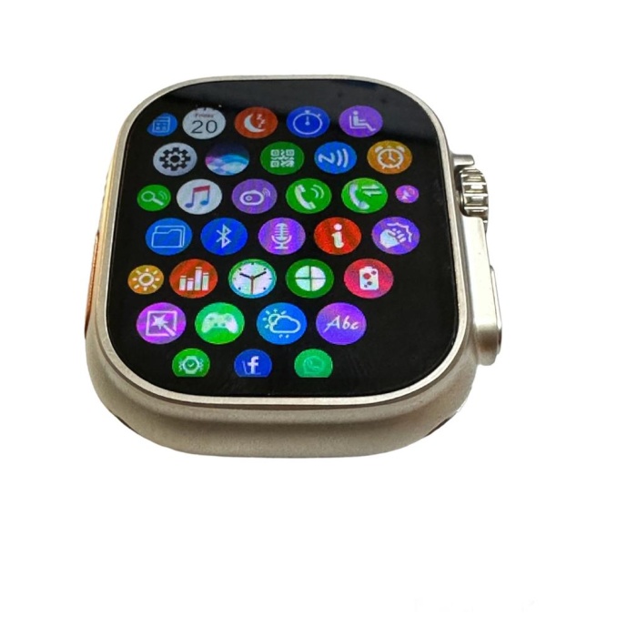 S8 ultra 3 kordonlu 4 oyun menülü akıllı saat gerçek 49 mm