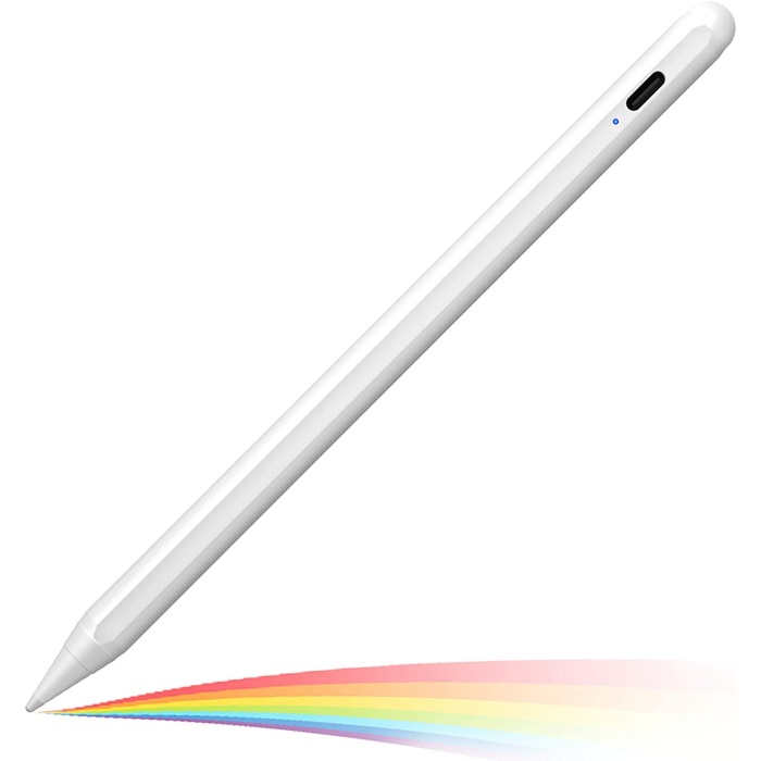 Dokunmatik Ekran Tablet için Beyaz Evrensel Stylus Kalem Samsung iPhone iPad Huawei
