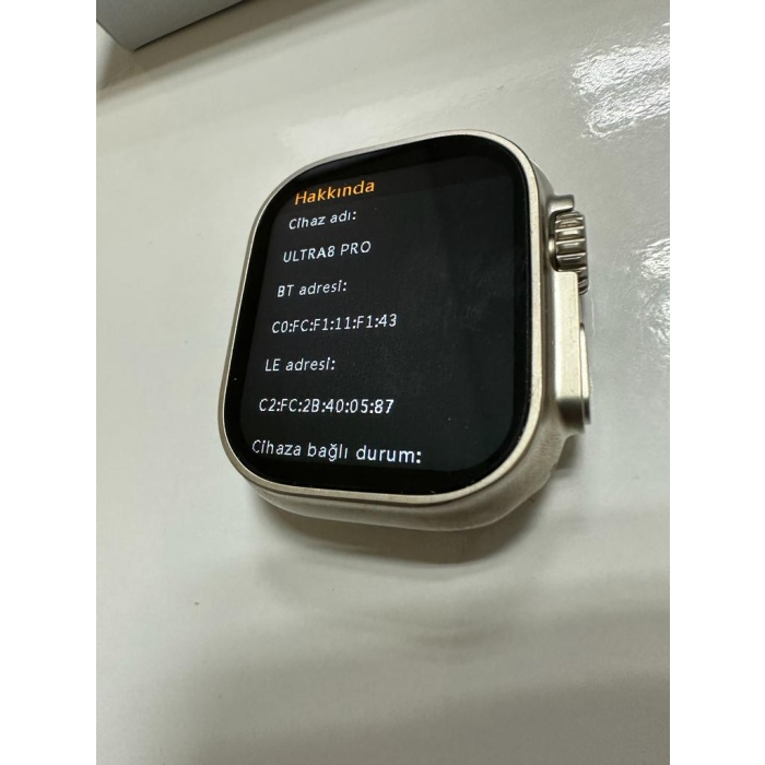 8 Ultra Pro 49MM Android Ios(Iphone) Uyumlu