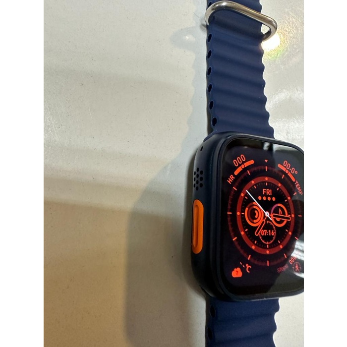 GS Ultra 8 Akıllı Saat 49mm Kordon Kilitli Vidalı Kasa Tasarımı-Hediye kordon
