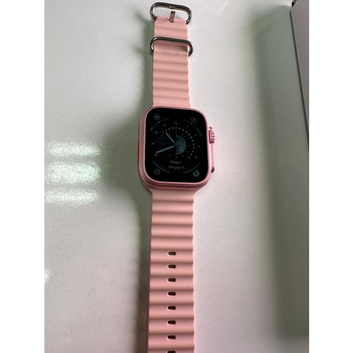 GS Ultra 8  Akıllı Saat 49mm Kordon Kilitli Vidalı Kasa Tasarımı-Hediye kordon