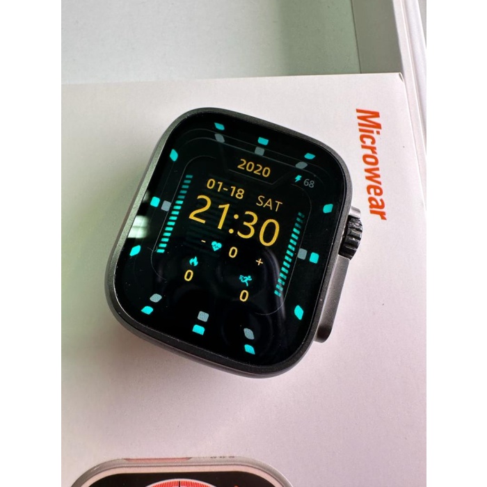 Microwear W68+ Ultra 2.0 Inç Akıllı Saat Ios ve Android Uyumlu