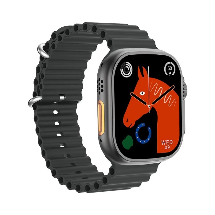 2023 Microwear W68 + ultra plus akıllı saat Ios ve android uyumlu 2.2 inc ekran