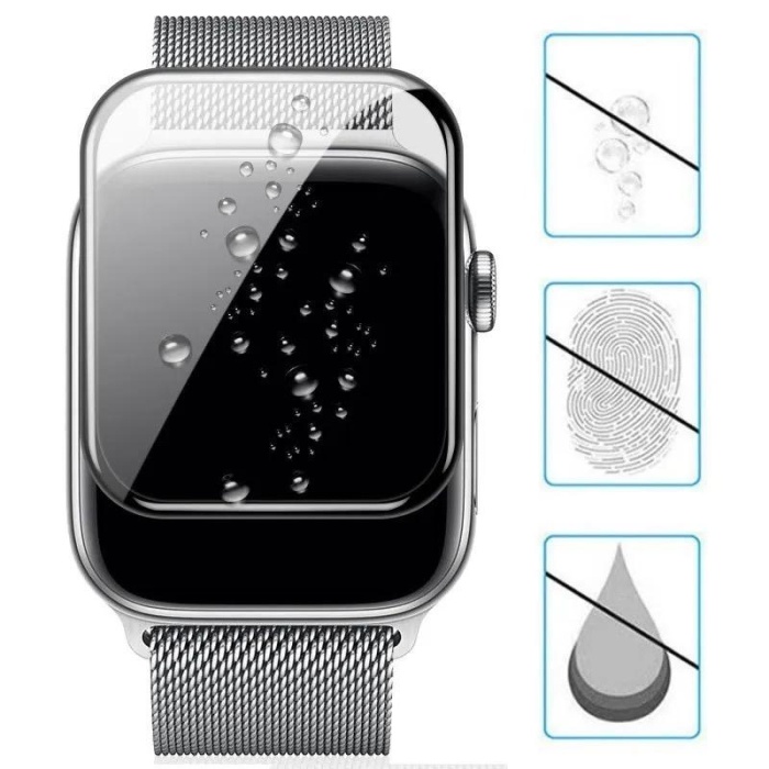 Apple Watch 8 Ekran Koruyucu 45 MM Tempered Glass 9h Full coverage