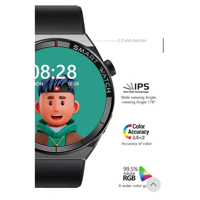 Yeni ST5 MAX Akıllı Saat 1,45 inç Android iOS ile Uyumlu Akıllı Saat
