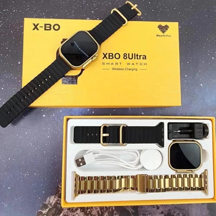 XBO 8Ultra akıllı saat serisi 8 Ultra kol saati 2.0 golden edition- gold