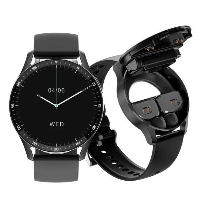 Yeni 2 in 1 smart sports  2si 1 Arada  Bluetooth Kulaklıklı Akıllı Saat- Gt 5