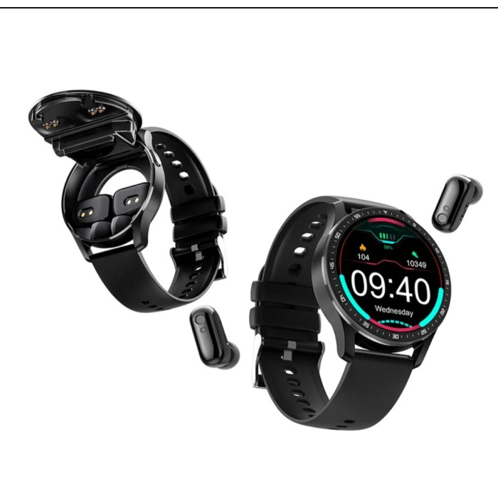 Yeni 2 in 1 smart sports  2si 1 Arada  Bluetooth Kulaklıklı Akıllı Saat- Gt 5