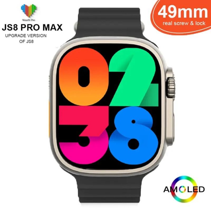 JS8 PRO MAX serisi amoled ekranlı Akıllı Saat