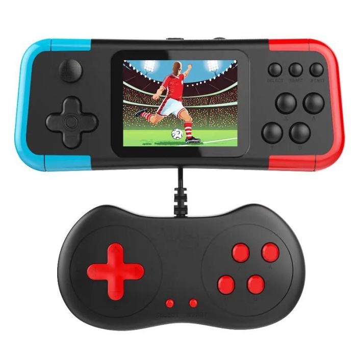 Retro A12 Dahili 666 Klasik 0yunlu 3 inç Ekranlı Taşınabilir Atari