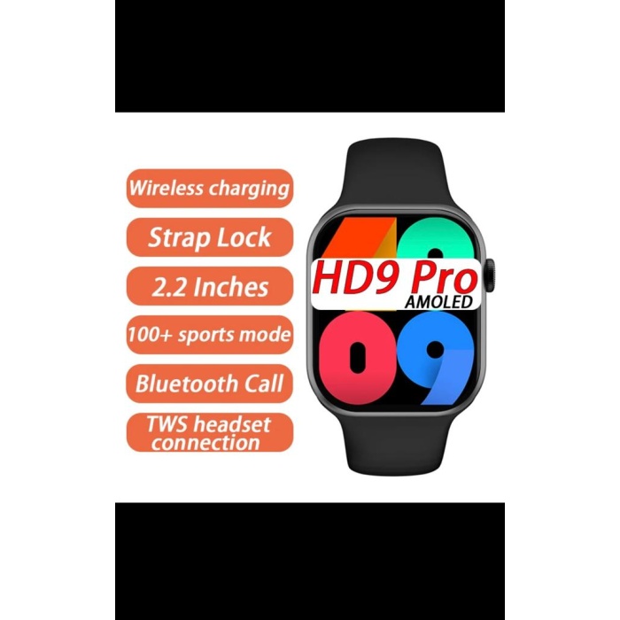 Yeni HD9 Pro Amoled Ekranlı 2.2 inç 45 mm Akıllı Saat