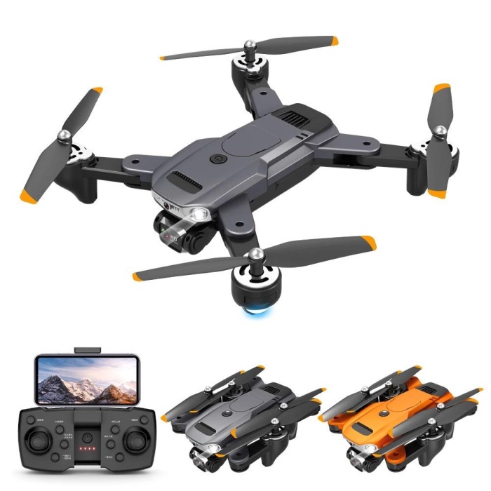 Yeni hd kameralı Katlanabilir Drone Seti  Kameralı Q9-819 4 pervaneli