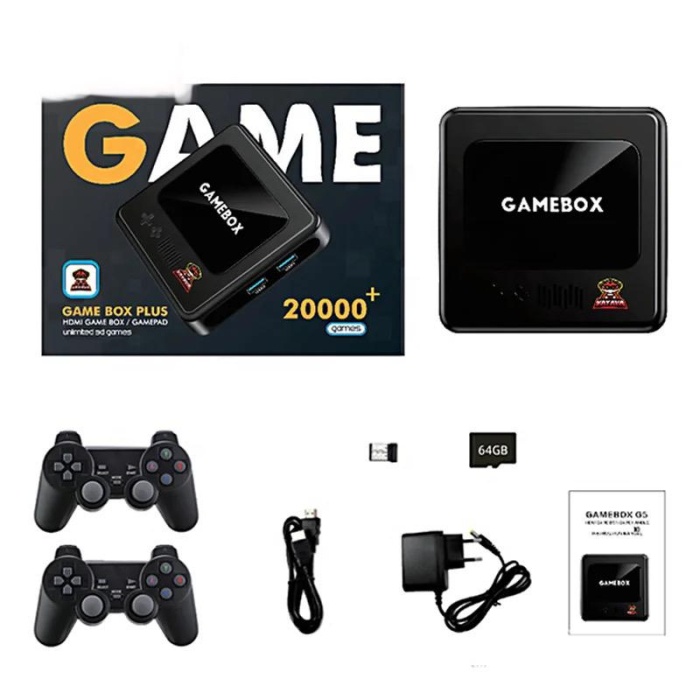 Yeni Gamebox G10 Retro Video Oyun Konsolu + Android Tv Özelliği