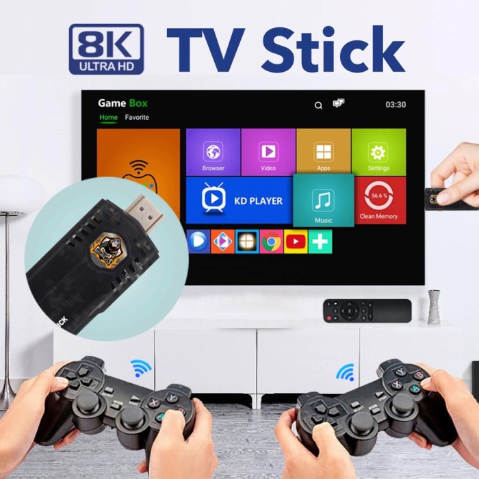 Yeni X8 Retro 8K ULTRA HD Video Oyun Konsolu + Android Tv Özelliği