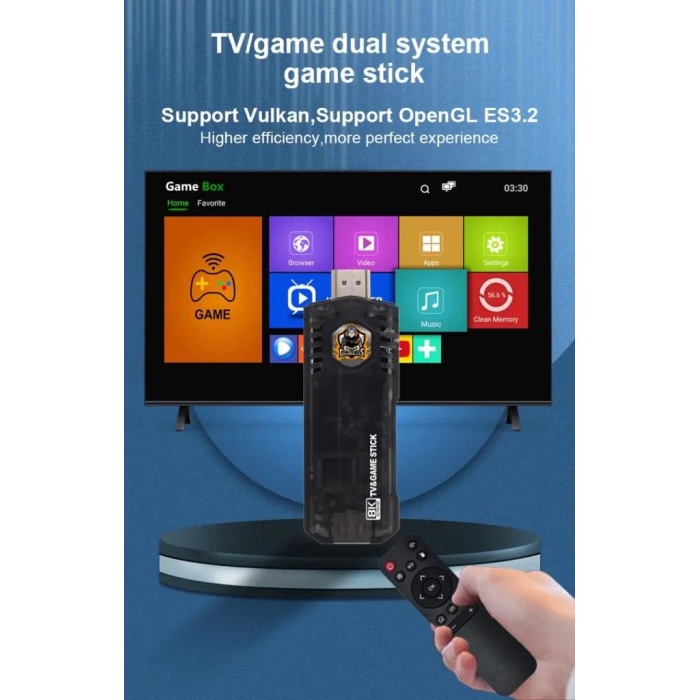 Yeni X8 Retro 8K ULTRA HD Video Oyun Konsolu + Android Tv Özelliği
