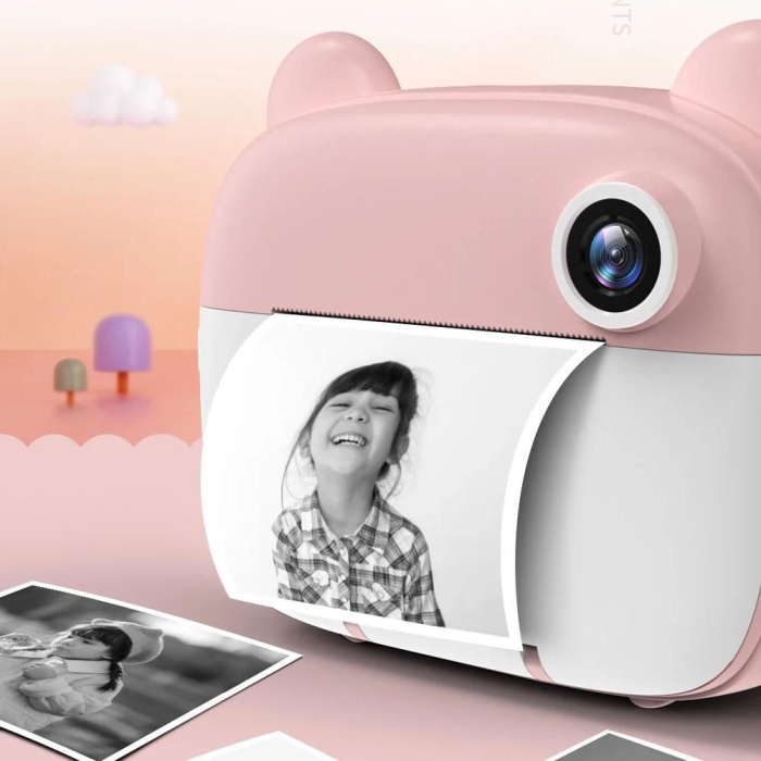 Yeni Mini dijital fotoğraf video kaydedici kamera anında baskı çocuk kamerası