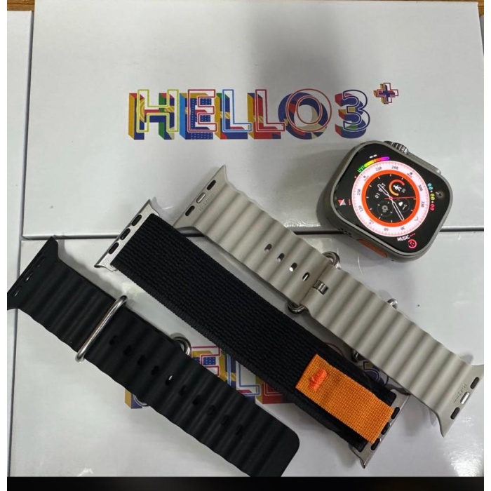 Yeni hello watch 3+ Amoled ekranlı 4gb bellek 2.04 inc 49 MM Akıllı Saat
