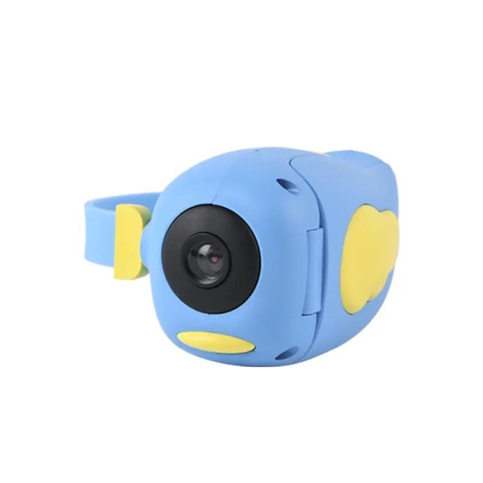 Mini HD Kamera Çocuklar İçin Dijital Fotoğraf Makinesi Video kamera-MAVİ