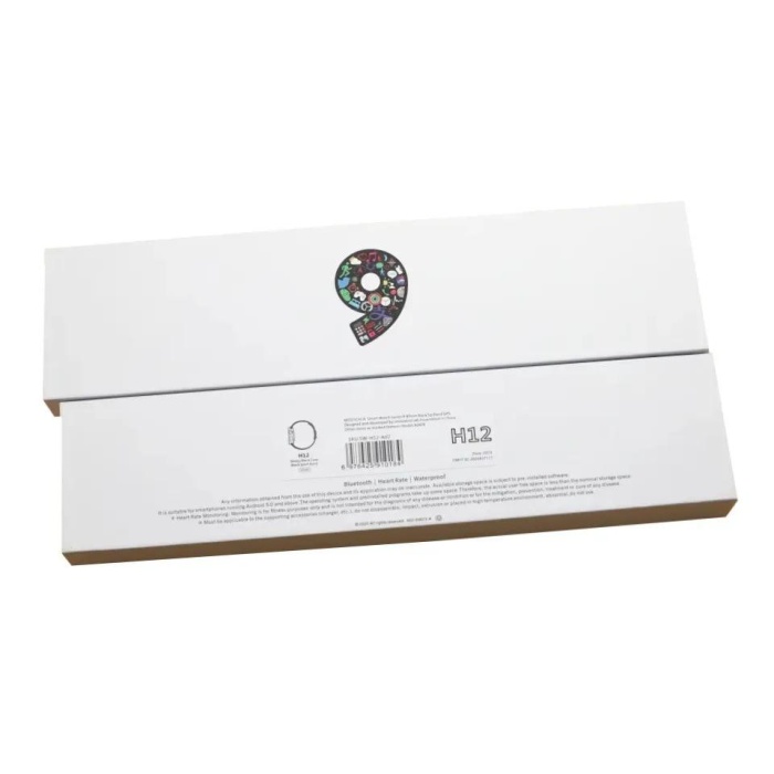 Yeni Watch 9 H12 Pro 4GB Hafıza Akıllı Saat-Siyah