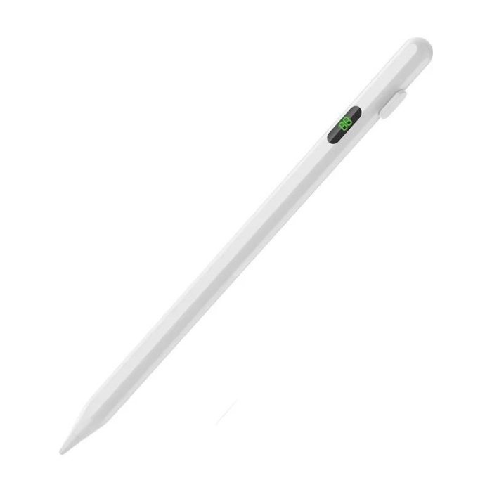 Dokunmatik Ekran Tablet için Beyaz Evrensel Stylus Kalem dijital şarj göstergeli