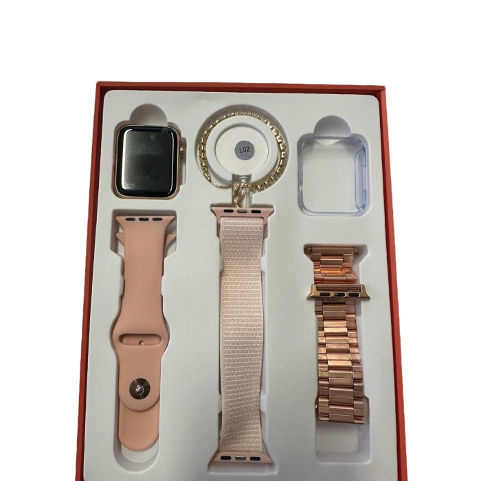 Watch 9 Mini 41mm Yeni Nesil Kordon Kilitli Akıllı Saat Ios Ve Android Uyumlu Koruma Kılıfı Hediyeli