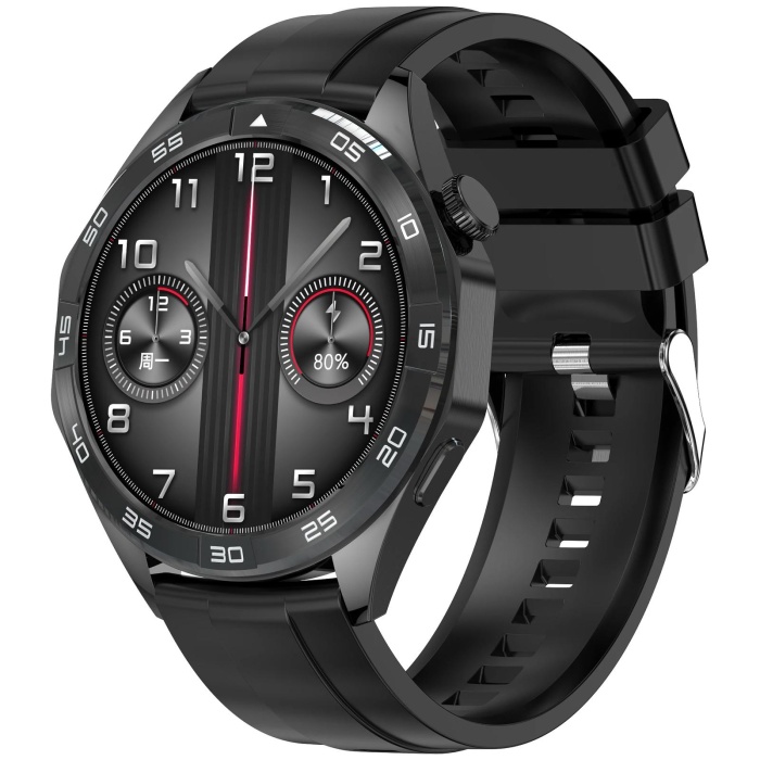 Yeni GT58 Amoled Ekran Metal - Deri -Silikon Kordonlu Akıllı Saat