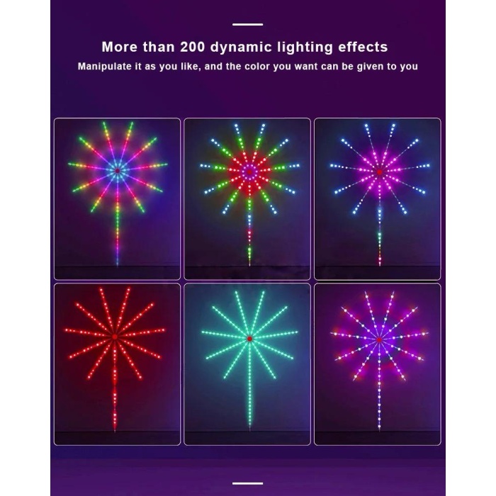 Akıllı LED ışık şerit uzaktan kumanda app kontrol  Festoon lamba  parti düğün dekor led