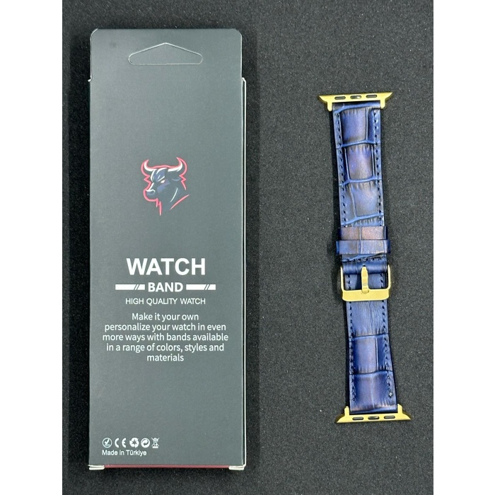 Hakiki Deri 1. kalite Apple Watch Uyumlu 42/44/45/49 MM Kordon Kayış