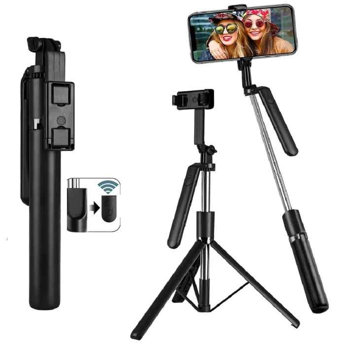 Kumandalı Selfie Çubuğu 3 Ayaklı Tripod r16