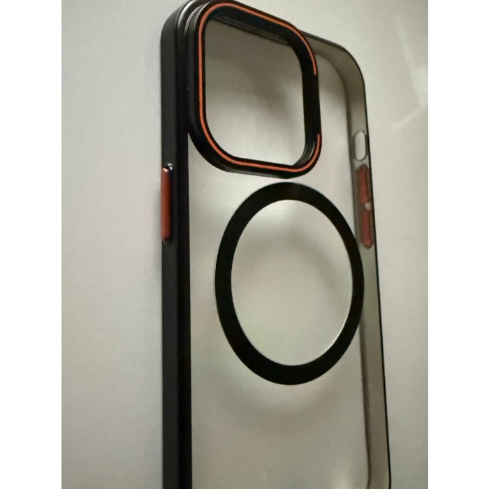İphone 14 Pro  Kılıf Lens Koruyucu Magsafe Ve Stant Özellikli kılıf