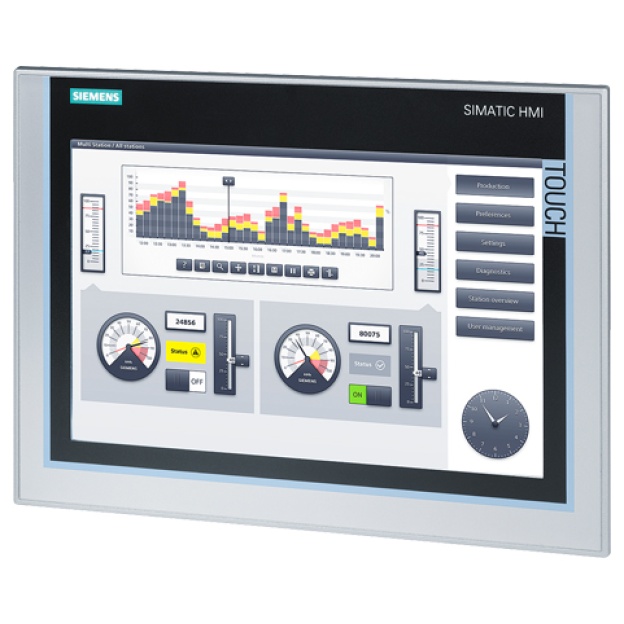 6AV2124-0MC01-0AX0 SIMATIC HMI TP1200 Comfort, Comfort Panel, touch operation,