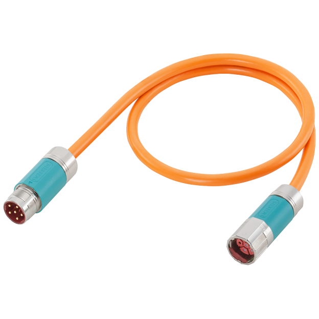 6FX8002-5DA05-1AF0 power cable extension 4x 1.5+(2x1.5) C, connector Full-thread,