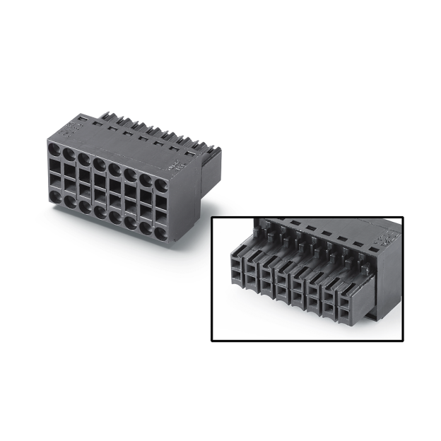6AV6671-3XY48-4AX0 plug, female, 16-pole, 180Â°, max.: 1.5 mm2, scope