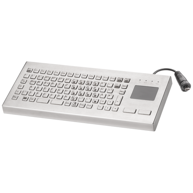 6AV6881-0AU14-1DB0 USB stainless steel keyboard, international layout,