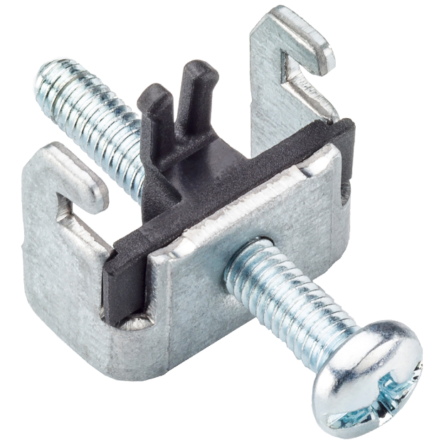 6AV6881-6AD10-0AA0 steel mounting clip, type 2, captive, scope of supply: