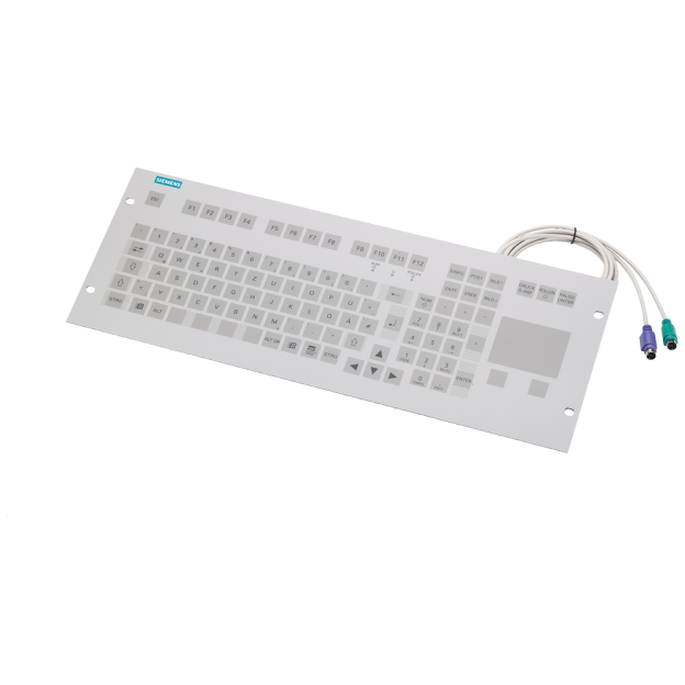 6GF6710-3AE PS2 keyboard 19inch, de, with touch pad, built-in keyboard