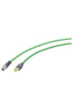 6XV1878-5TN10 IE TP Cord M12-180/RJ45-180, pre-assembled IE Flexible